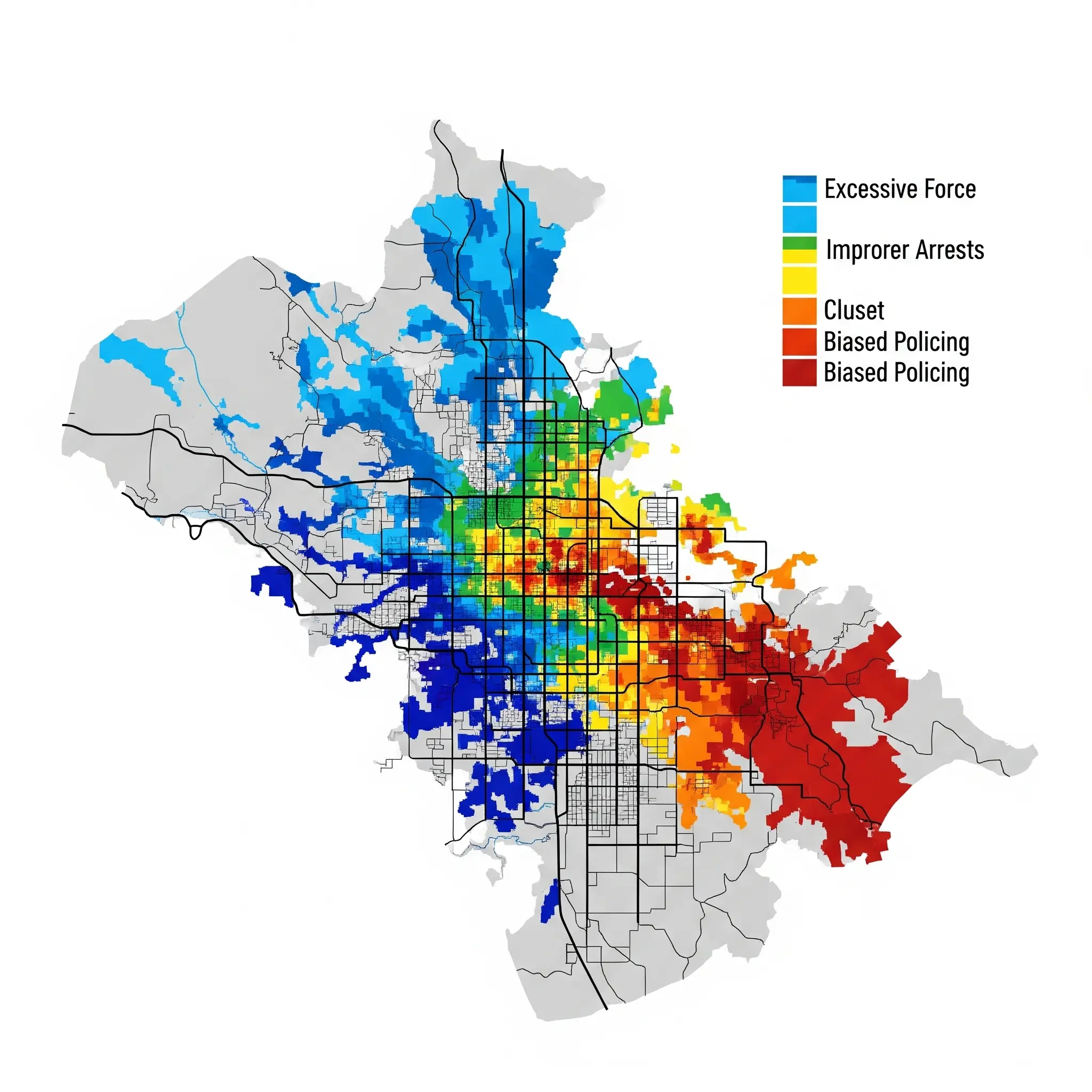 Heatmap of Police Misconduct
